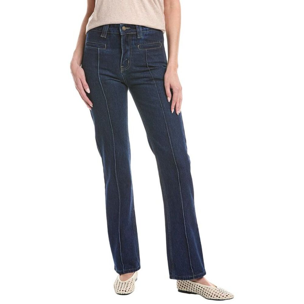 House Of Harlow 1960 Womens  Jorah Straight Leg Rigid Jean, Blue
